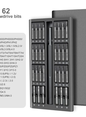 KINDLOV Screwdriver Set 63 In 1 Magnetic ScrPewdriver Bit Se