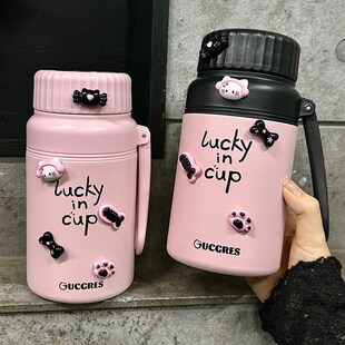 保温杯保温2024新m款学生水杯大容量学生水杯316茶杯大容量1000ml