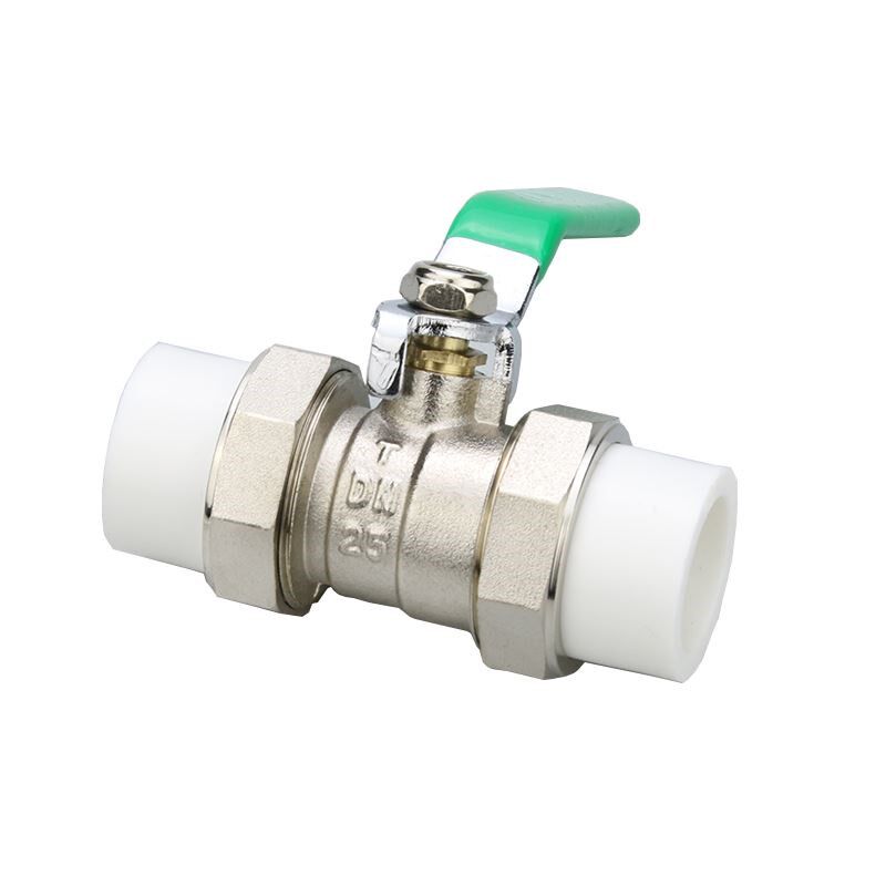 ppr球阀双活接20活接25全32热熔40温50水管63铜阀门75Y水高开关4