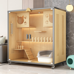 猫笼子超大自由空间豪华猫别墅家用室内猫窝猫屋猫咪房子养猫猫笼