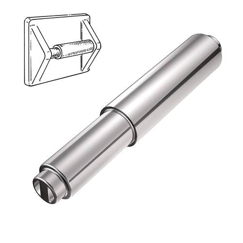 Telescoping Toilet Paper Holder Plastic & Chrome-Plated