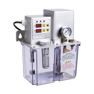 新品 全自动润滑油泵自动电磁泵加油泵数控机牀电L动齿轮注油壶车