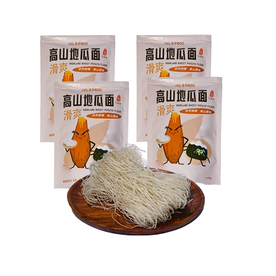 景宁600 地瓜面 纯红薯粉 地瓜粉 非遗技艺 丽水景宁特产