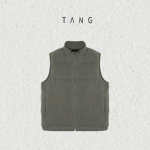 小狗90白鹅绒立领羽绒服马甲背心