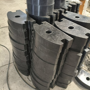 矿车橡胶碰头千恩矿车用橡胶防撞减震块橡胶碰头