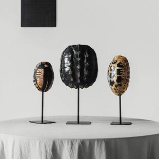 创意摆件乌龟甲壳树脂工艺品摆饰室内装修摆件桌面装饰品