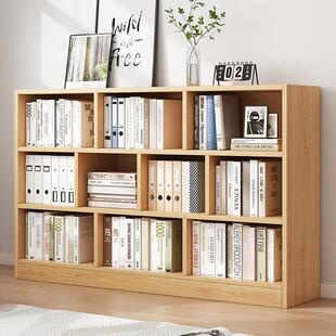 书架落地家用客厅靠墙置物收纳展示格子柜幼儿园放书包绘本书柜