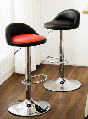 吧台椅简约现代家用高脚凳酒吧椅子前台收银升降凳子靠背吧椅