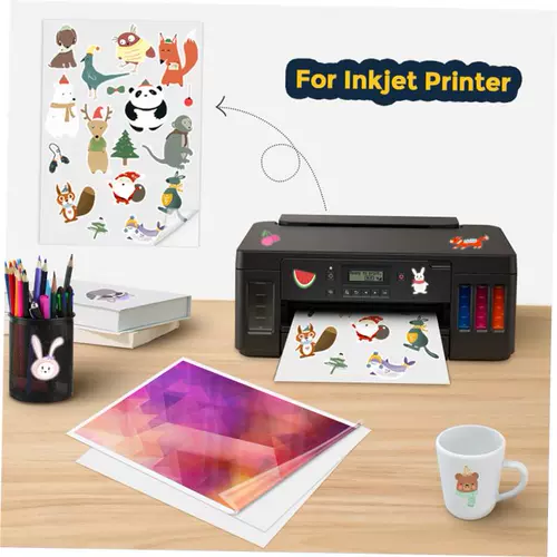 100 листов A4 прозрачная печатная виниловая наклейка 210*2