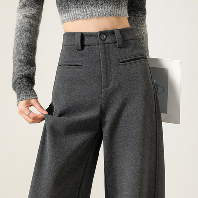 休闲裤子女2025新款春秋款阔腿裤