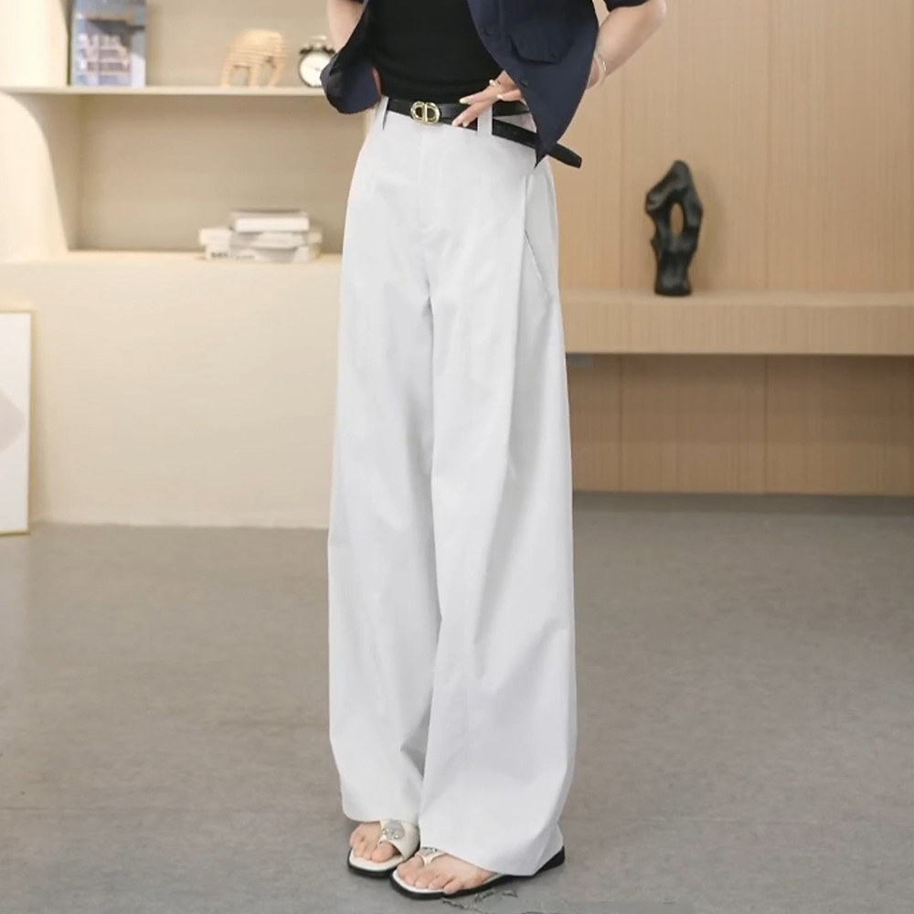 夏季舒柔特休闲裤薄款风琴裤女