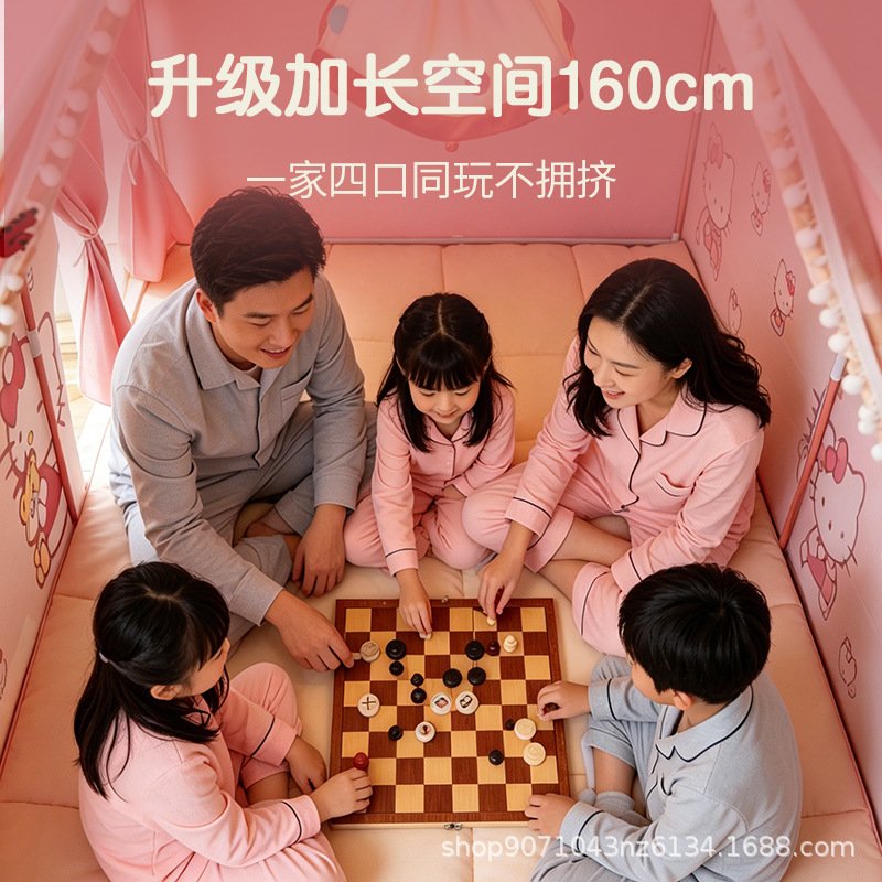 大号儿童帐篷室内女孩公主分床神器小房子宝宝可睡觉秘密基地玩具图片
