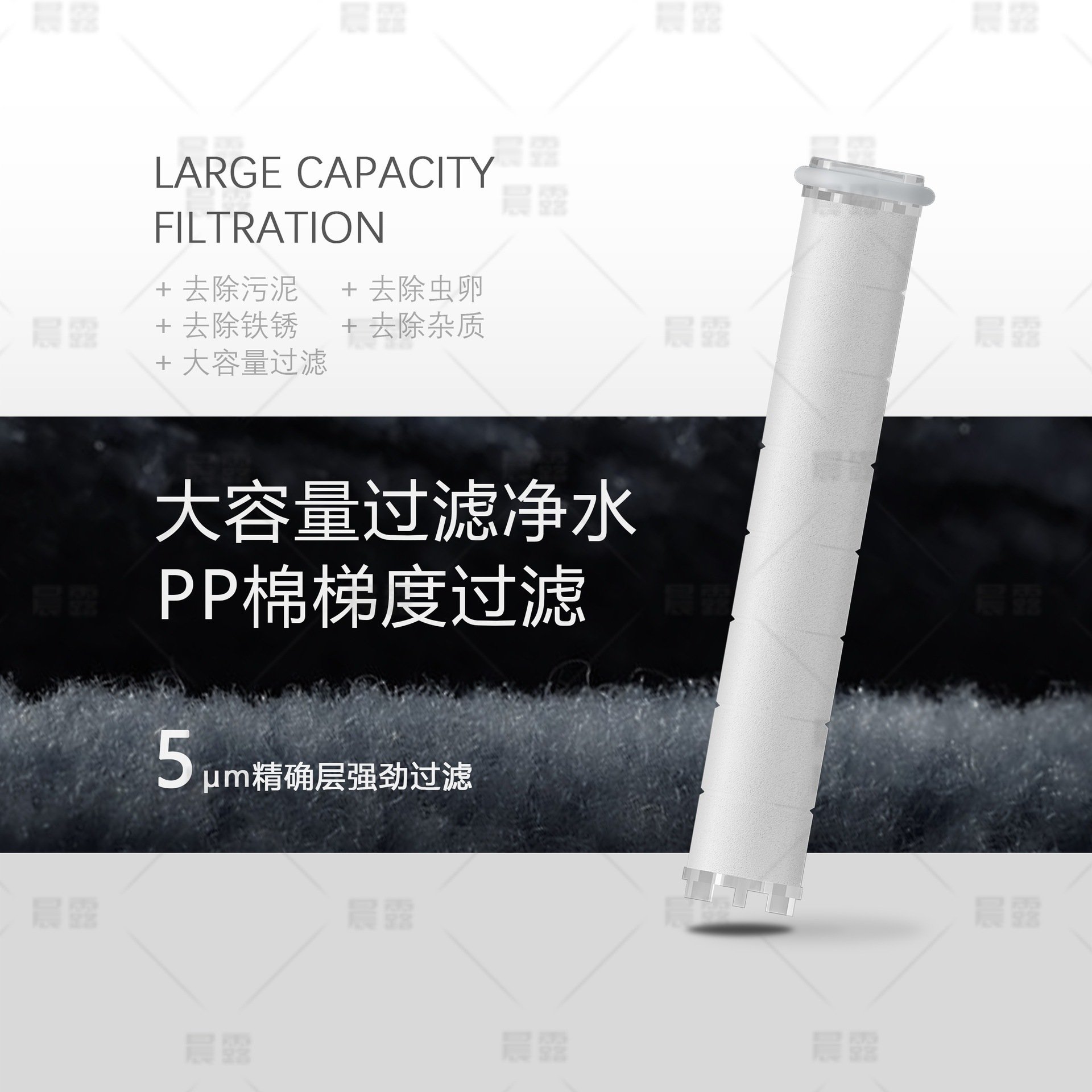 代贴标日式韩式过滤增增压花洒除氯美肤喷淋头淋浴喷头套装莲蓬头