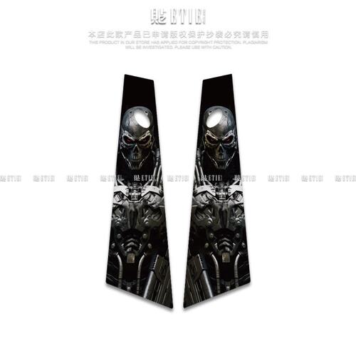 适用于特斯拉MODEL3/Y神器中柱装饰贴焕新版B柱保护膜钢化膜贴纸