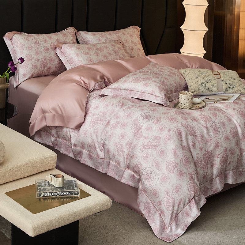 轻奢裸睡级天丝棉四件套