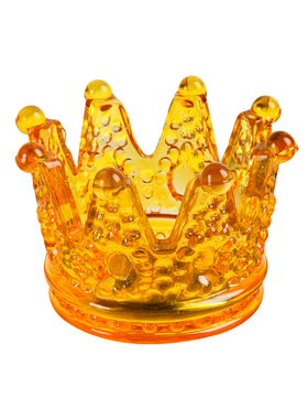 极速特价水晶玻璃皇冠摆件 玻璃烛台创意生日礼U品家居客厅装饰