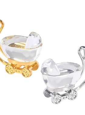 极速特价小号水晶婴儿车摆u件 客厅家居装饰品摆件满月创意周年小