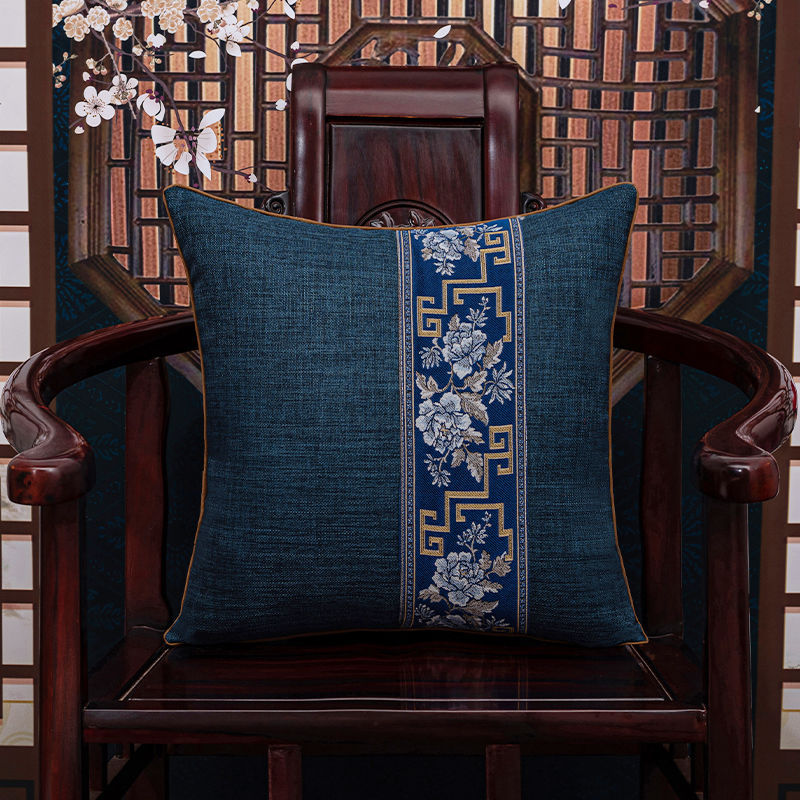 极速新中式抱枕靠枕红木沙发客厅靠椅子靠背床头枕腰枕Z枕头抱枕