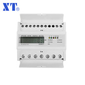 三相导轨电能表XTM1250SA U英文出口液晶显示