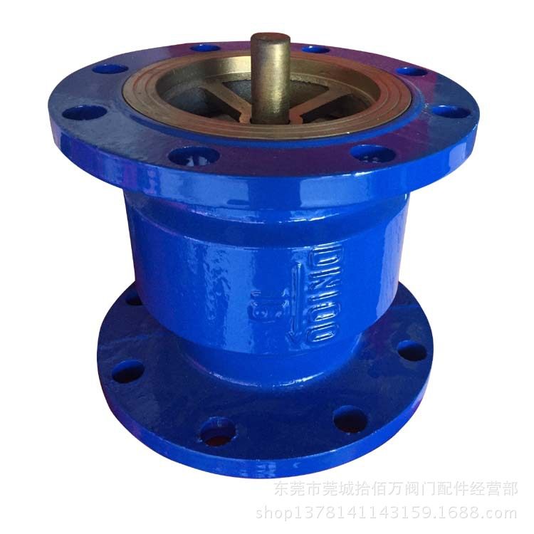 厂家批发HC41X消声止回阀 铸铁法兰立式止回阀