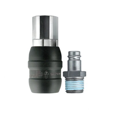 Rectus利达时 自排气 安全型快换接头 10mm通径 27KE系列