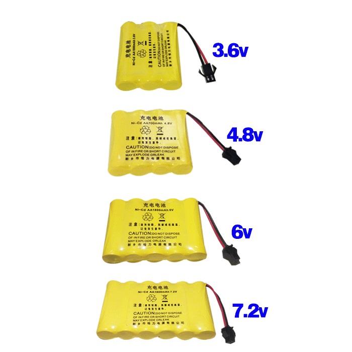 玩具遥控汽车充电电池组3.6v4.8v6v7.2vUSB充电线大容量通用包邮 玩具/童车/益智/积木/模型 遥控车升级件/零配件 原图主图