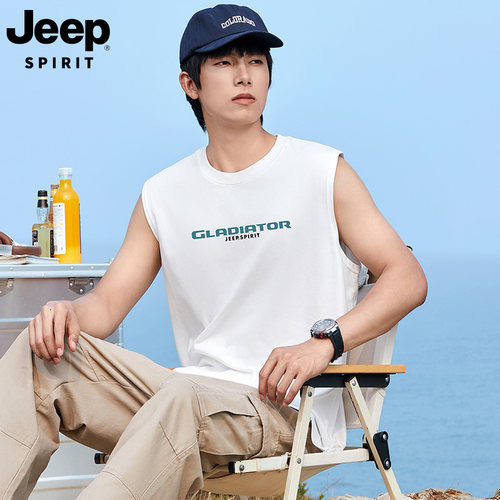 2024年夏季新款背心JEEPSPIRIT