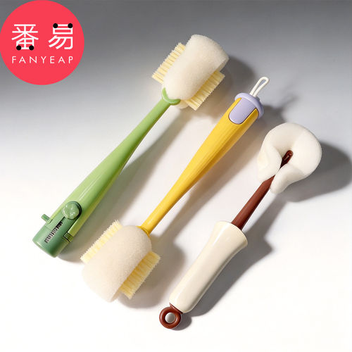 杯刷/海绵B1zzn001-长柄保温杯盖刷奶瓶吸管刷家用清洁海绵刷子