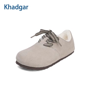 Khadgar/卡德加冬季软木羊绒保暖全包勃肯鞋舒适系带百搭休闲男女
