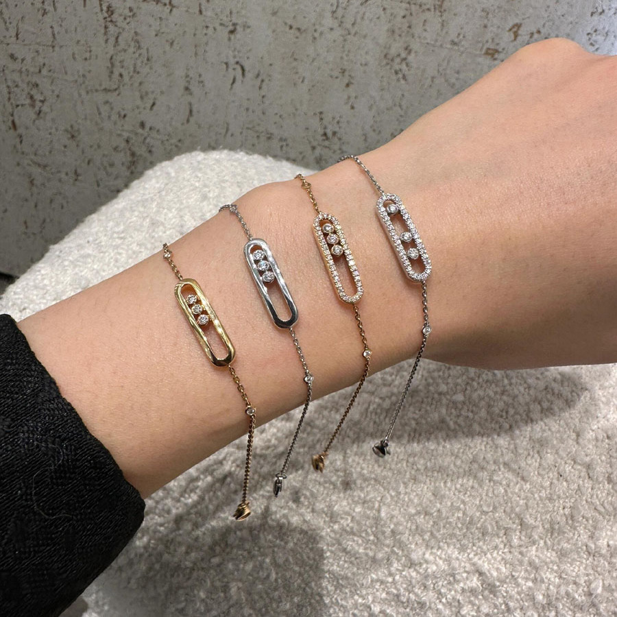 Messika手链梅西卡男女手链三钻