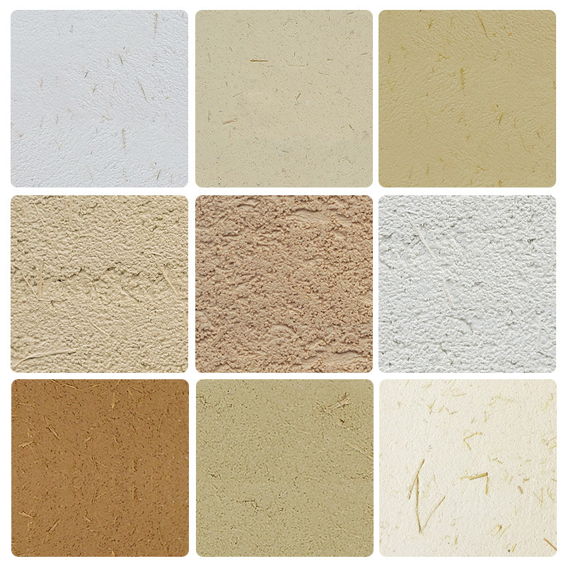 稻草漆外墙面漆生态室内外泥土乡村质感肌理漆民俗艺术涂料夯土漆