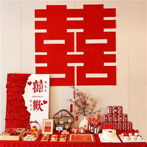 订婚宴摆台全套布置甜品台套装仪式感装饰小摆件物件用品大全