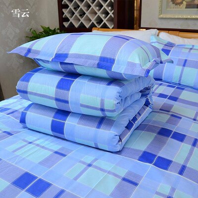 春秋季学生件套舍宿件医六院工地单人秋B15005冬厚被子被芯褥子枕