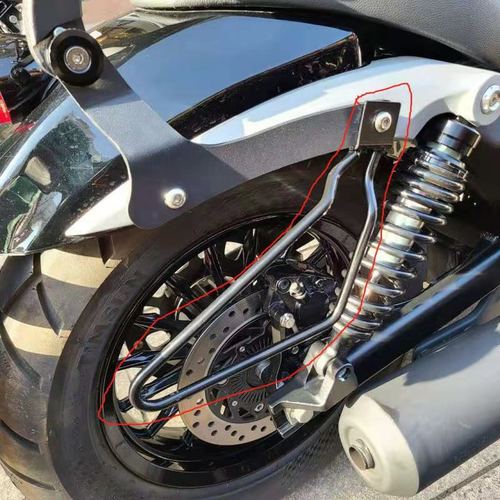 摩托车金吉拉300小火神高金灰石防磨轮胎改装通用边包防护支架子