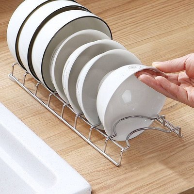 不锈钢集成灶消毒柜箱内置碗架家用厨房收纳碗筷滤水架碗架碗碟架