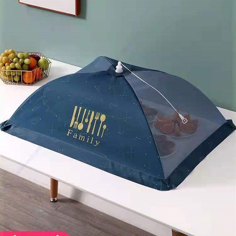 长方形网纱桌罩菜罩可折叠家用厨房盖菜防蚊子盖饭桌面用品防尘罩