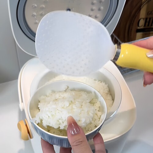饭勺不倒翁防粘米饭勺磁吸厨房易清洗可立式不伤锅盛饭勺食品级