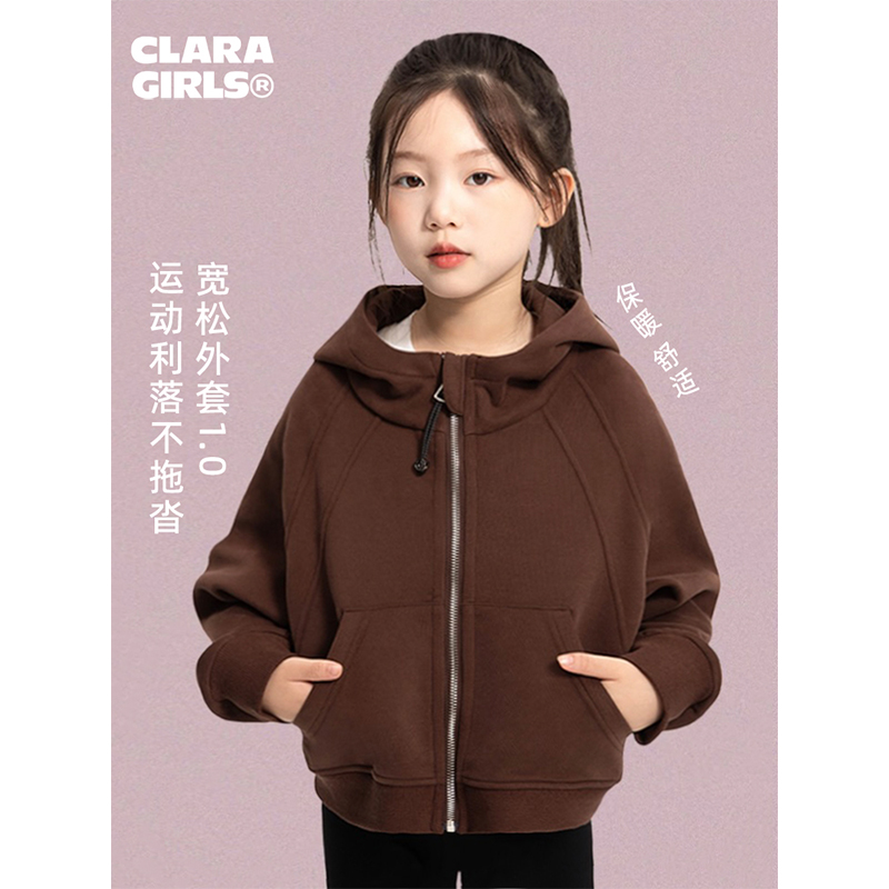 claragirls外套运动宽松lulu风