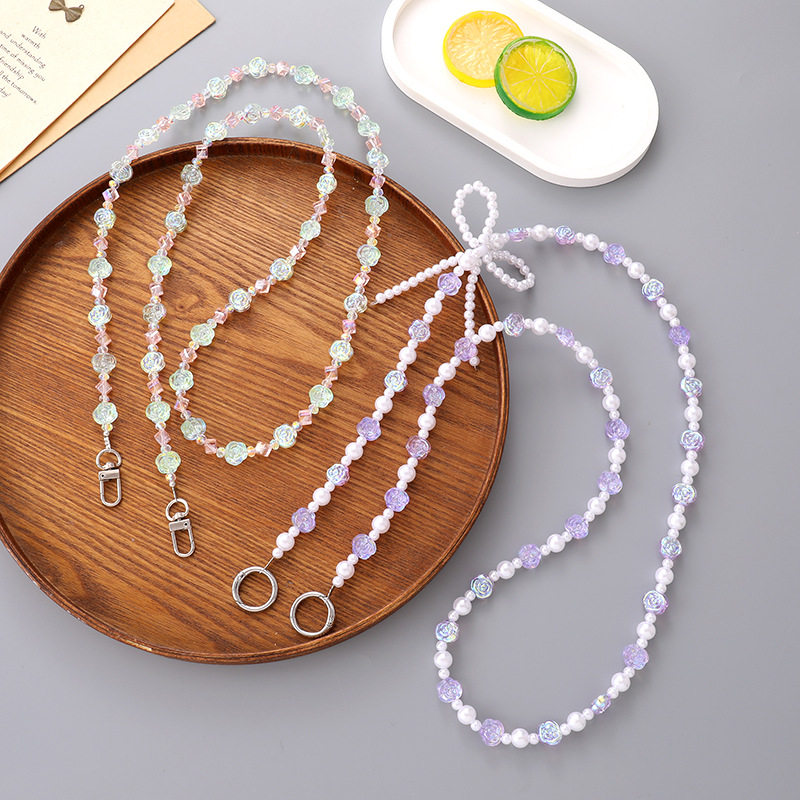 手机链挂饰镀彩花朵箱包替换斜挎链ins珍珠蝴蝶结手机壳挂链挂件,节庆用品/礼品,手机链,淘宝优惠券,粉丝福利购,淘宝优惠卷