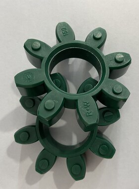 R+W梅花联轴器胶垫RAHMER+JANSEN聚氨酯弹性体ROTE墨绿色星型接手