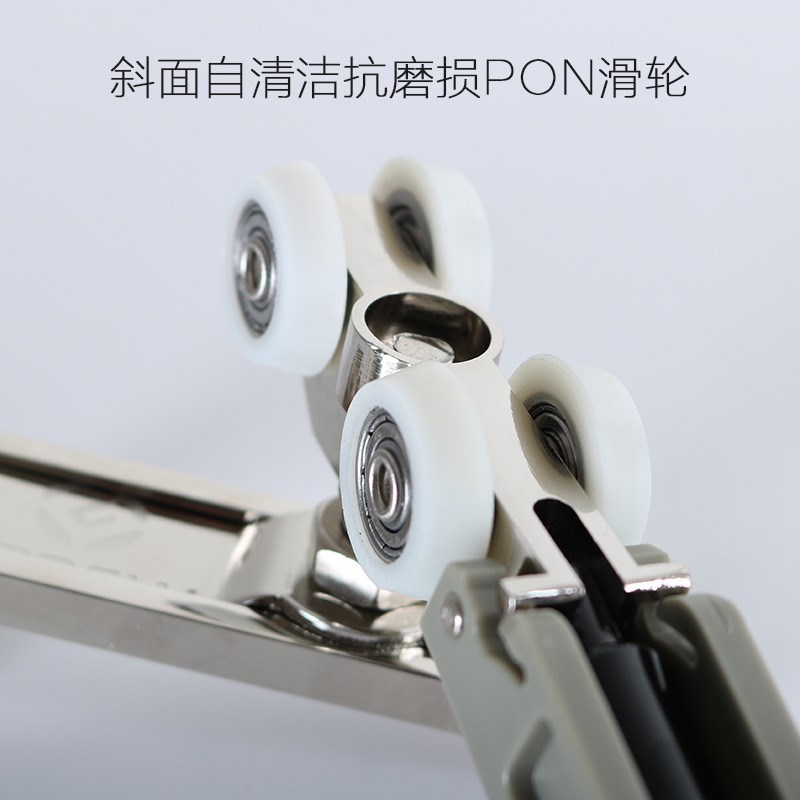 推拉移门阻尼缓冲滑轮吊轮吊轨卫生间门厨房门静音阻尼缓冲器单向