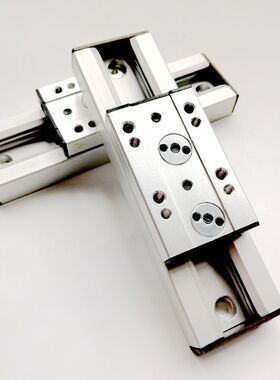 双轴心导轨滑块通用导轨支撑SGR25 35 10 内置双轴心滚轮直线导轨