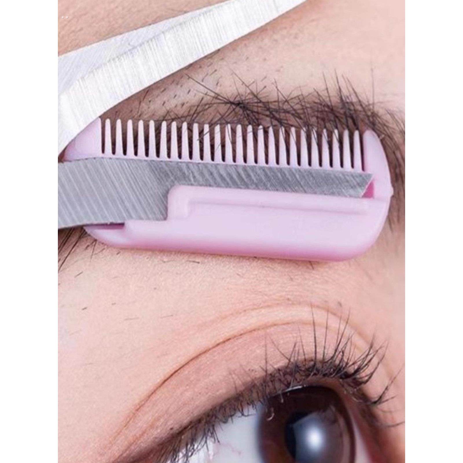 眉剪带眉梳女美容剪新手化妆安全工具修剪器修眉刀神器修眉毛剪刀,彩妆/香水/美妆工具,修眉刀,淘宝优惠券,粉丝福利购,淘宝优惠卷