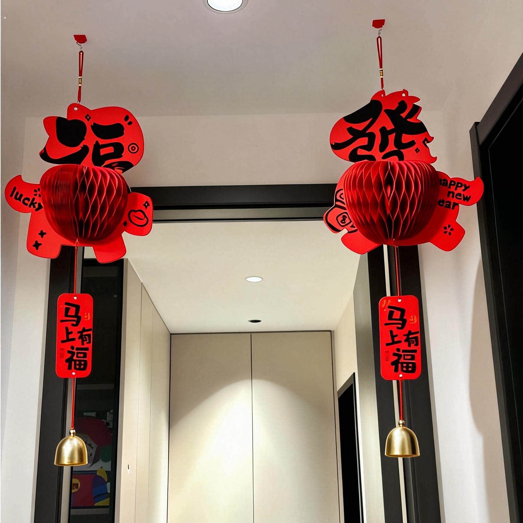 灯笼新款2026年红色新年装饰挂饰马年过年布置年味阳台春节挂件