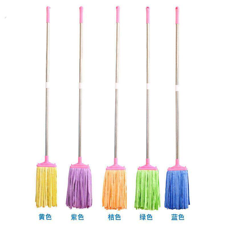 鹿皮巾拖把宽头家用扁头鸡皮巾吸水拖把鹿皮绒自拧水传统拖布墩布