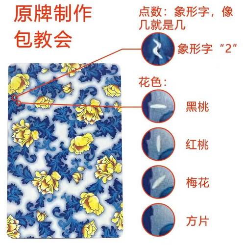 新款正点818原厂象形魔术扑克牌背面识魔术道具原厂牌青花瓷纸牌