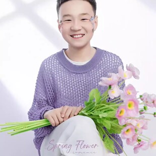 童装儿童毛衣女宝宝春夏摄影服装拍照针织衫镂空套头洞洞衫白裤子