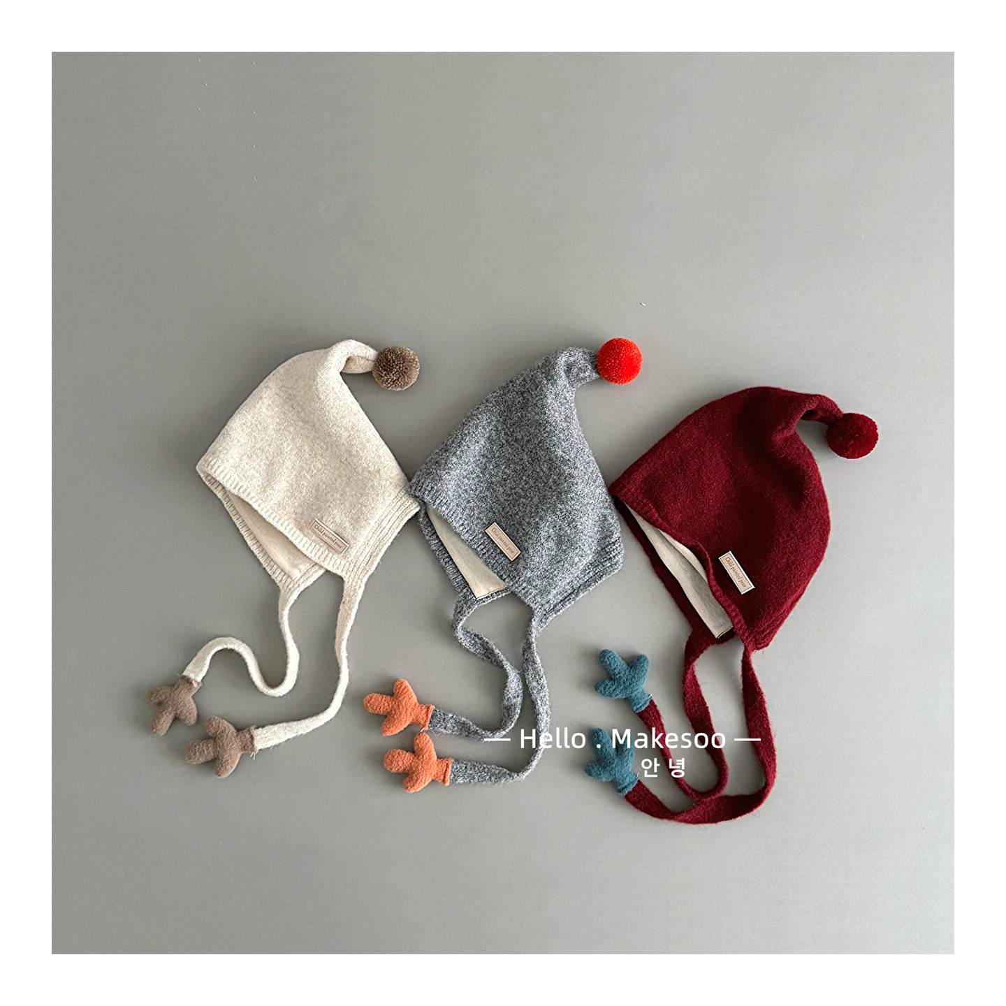 儿童帽子秋冬保暖百搭毛球尖顶针织护耳帽男女宝宝绑带加里毛线帽,童装/婴儿装/亲子装,帽子,淘宝优惠券,粉丝福利购,淘宝优惠卷