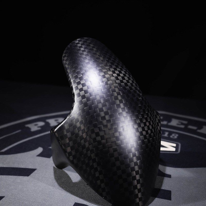 小牛NXT 九号E300P r极核AE8  GP碳纤维 前挡泥板改装 格子纹哑光