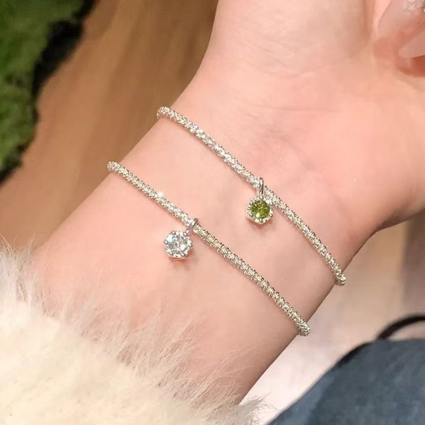 满天星手链女小众设计感时尚